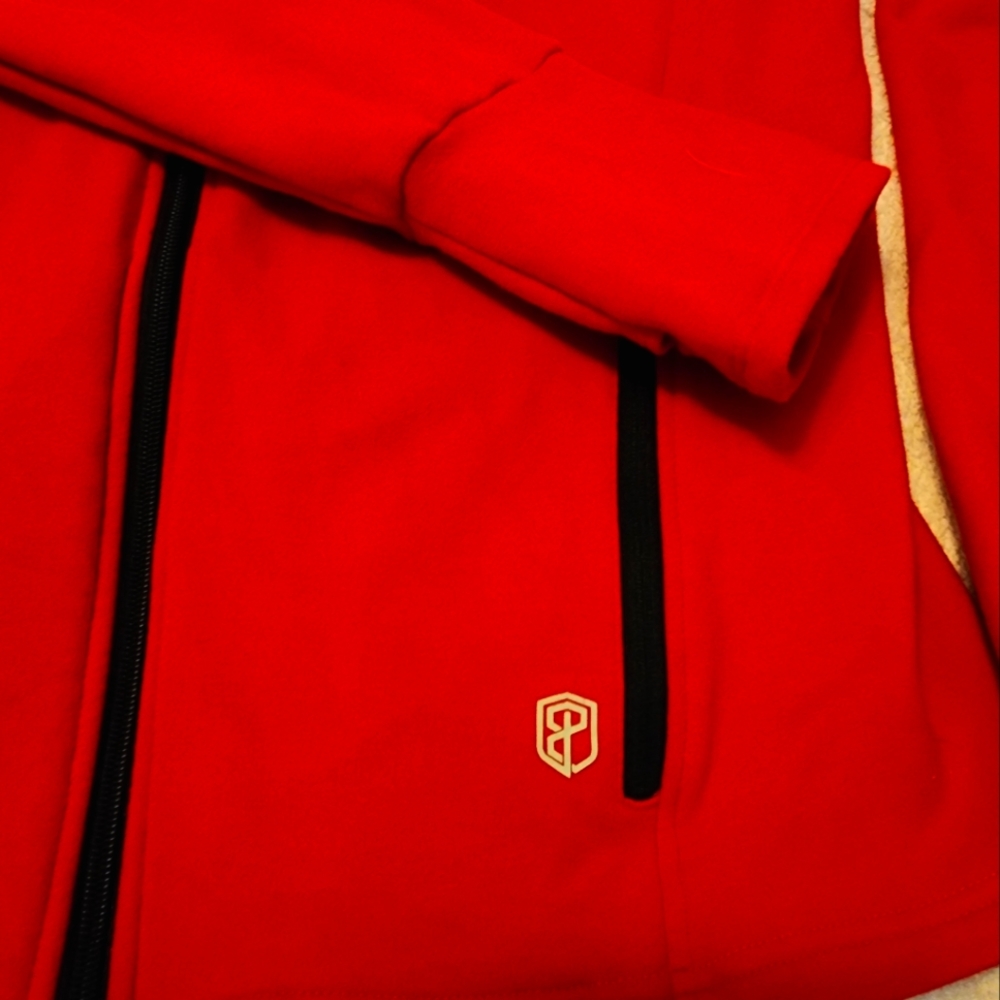 𝅺born Primitive unmatched moto athletic zip front jacket Medium womens